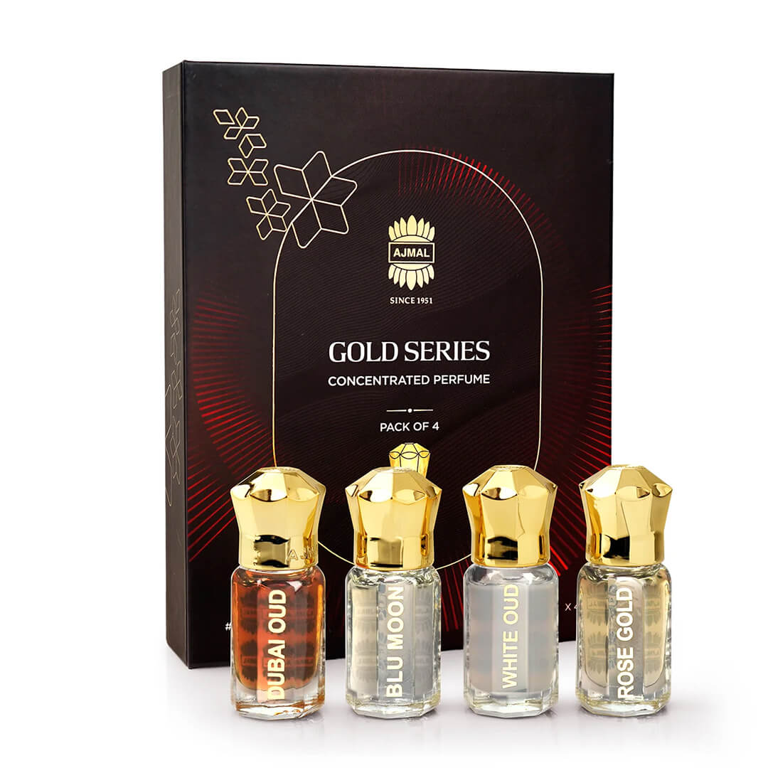Ajmal Gold Series Non-Alcoholic Attar Giftpack Unisex