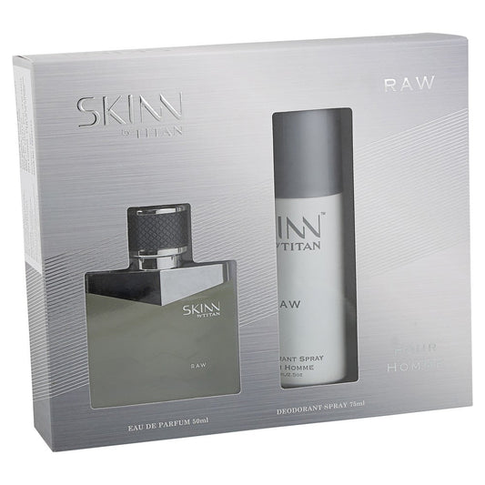 Titan Skinn Raw Gift Set Eau De Parfum For Men 50ml