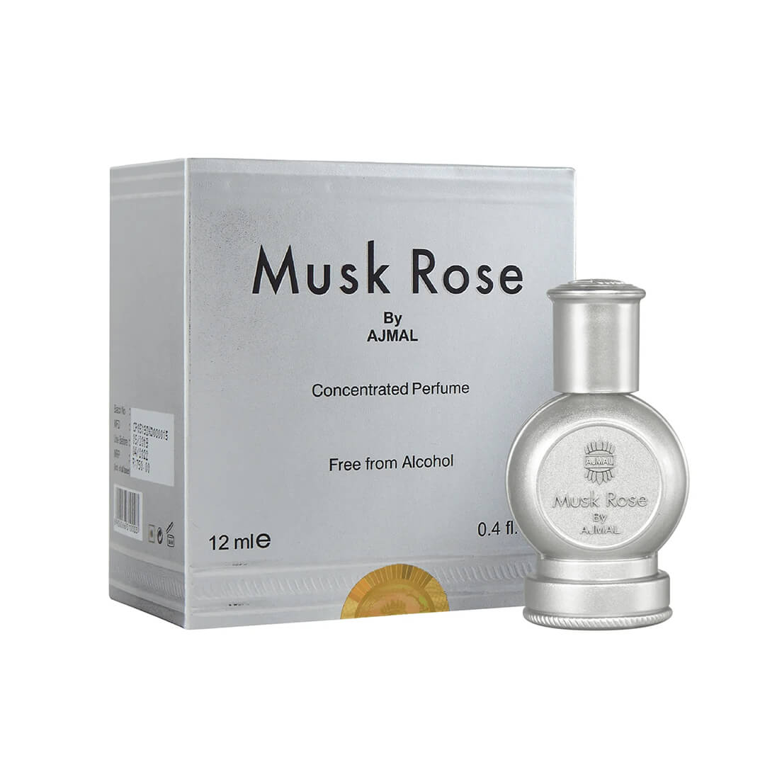 Ajmal Musk Rose Non-Alcoholic Attar