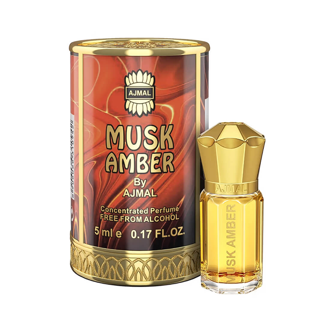 Ajmal Musk Amber Non-Alcoholic Attar