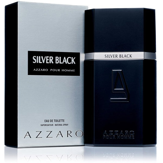 Azzaro Silver Black Eau De Toilette For Men 100ml